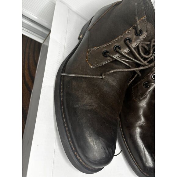 Steve Madden Men's Casual Boots BROWN - Brown Sonos Leather Boot - Men - Picture 4 of 13